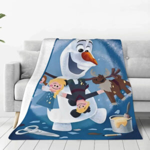 Plaid illustré Olaf - 75x10cm, 100x130cm ou 130x150cm