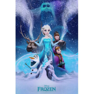 Poster La Reine des Neiges sans cadre, 21x30cm ou 30x40cm