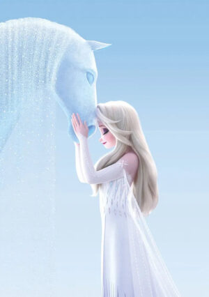 Poster Reine des Neiges Elsa et Nokk, formats 21x30cm et 30x40cm