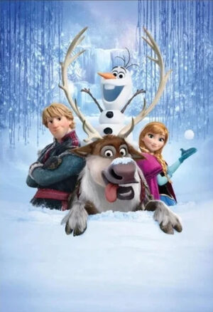Poster du film Reine des Neiges, disponible en 30X40cm, 40X60cm et 50X70cm