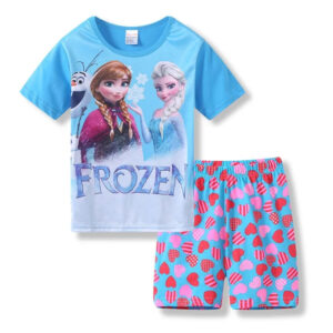 Pyjama Frozen enfant tailles 2 à 7 ans