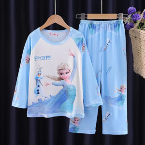 Pyjama bleu Reine des Neiges du 95-105cm au 145-155cm