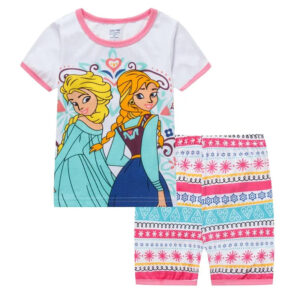 Pyjama Reine des Neiges Anna & Elsa, tailles 2 à 7 ans