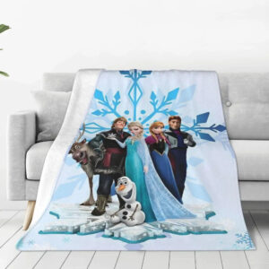 Plaid Reine des Neiges - 100x130cm, 130x150cm ou 150x200cm