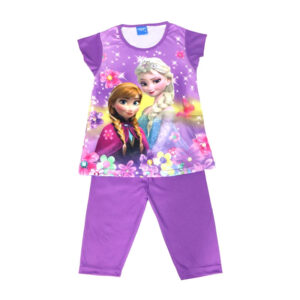 Pyjama La Reine des Neiges enfant, tailles 3 à 8 ans