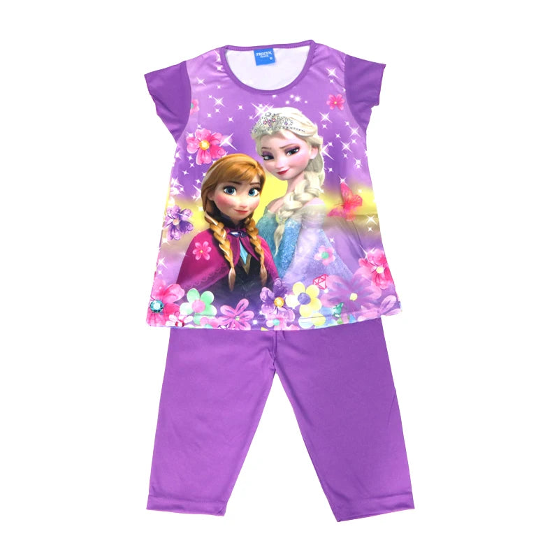 Pyjama La Reine des Neiges enfant, tailles 3 à 8 ans
