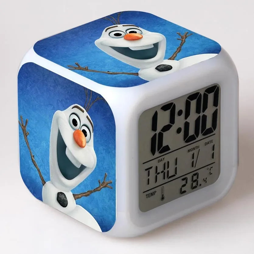 Réveil Olaf pour chambre d'enfant