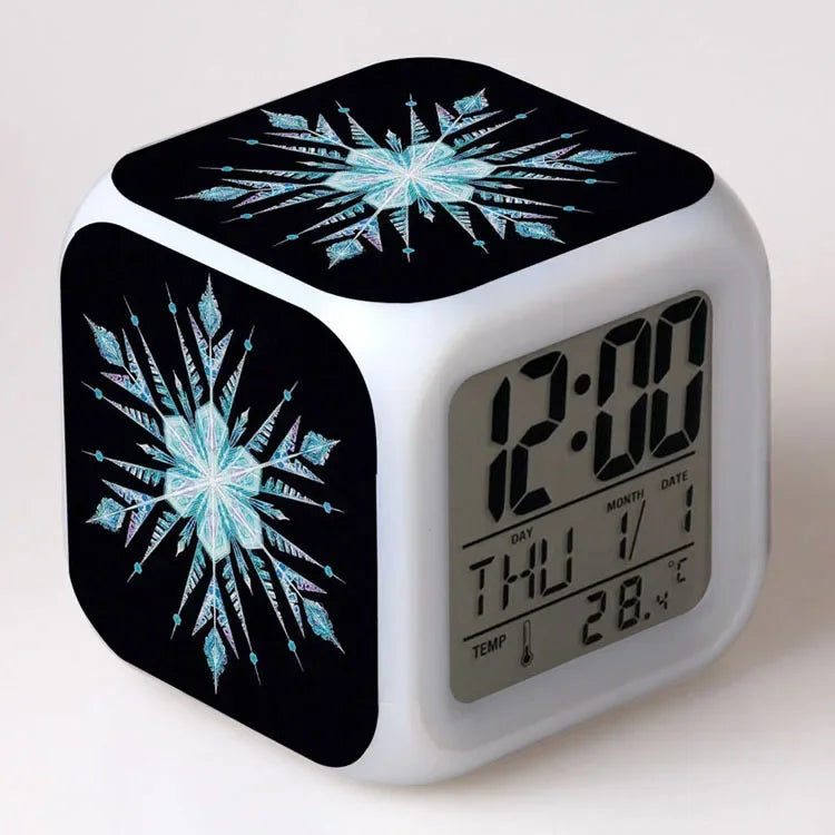 Réveil flocon La Reine des Neiges