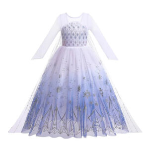 Robe Elsa blanche - Reine des Neiges avec options de set