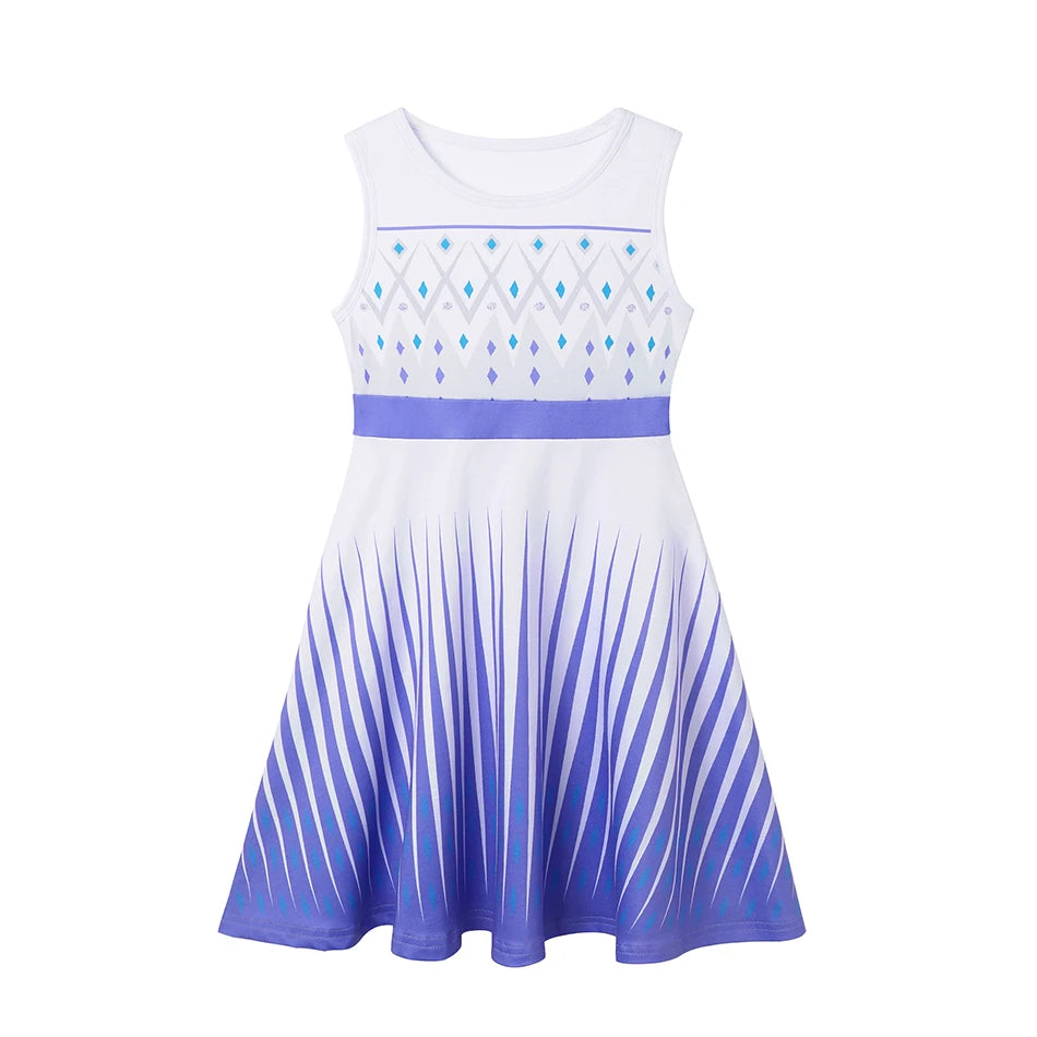Robe d'été Elsa avec tailles 100 à 150 – Image 2