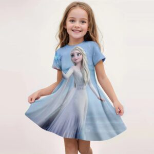 Robe Elsa La Reine des Neiges 2 pour enfant