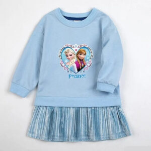 Robe cœur La Reine des Neiges Anna & Elsa du 90cm au 140cm