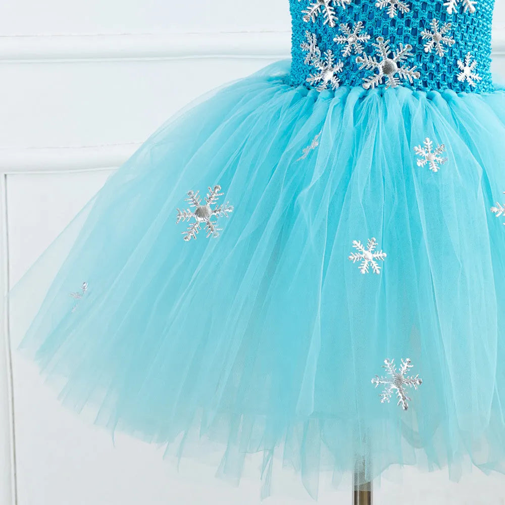 Robe flocon La Reine des Neiges avec option accessoires – Image 4