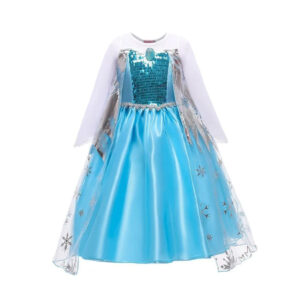 Robe à sequins Reine des Neiges avec options d'accessoires