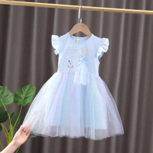 Robe Snow Queen Reine des Neiges, tailles 3 à 8 ans