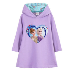 Robe à capuche Reine des Neiges tailles 90 à 140