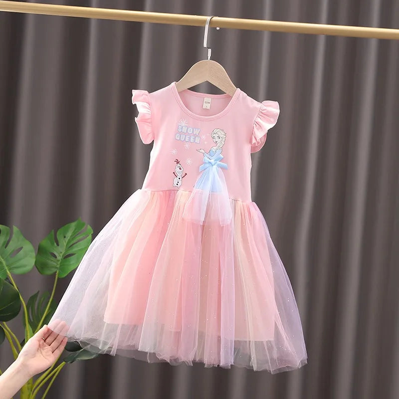 Robe Reine des Neiges Snow Queen, 3 à 7 ans
