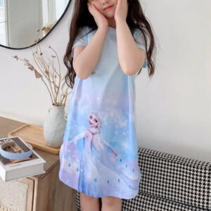 Robe pyjama La Reine des Neiges pour enfant
