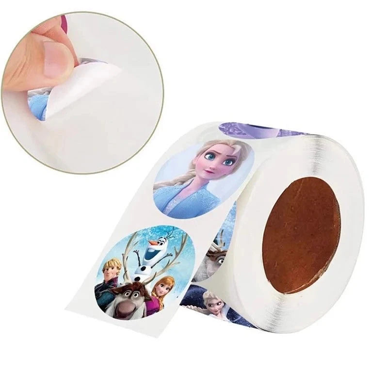 Rouleau Reine des Neiges de 500 stickers – Image 2