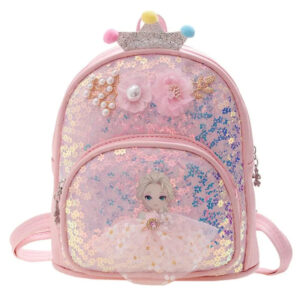 Sac Reine des Neiges à paillettes, Rose ou Bleu