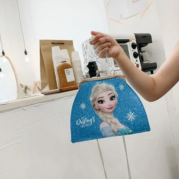Sac à main bleu Reine des Neiges format unique – Image 2