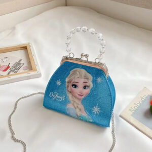 Sac à main bleu Reine des Neiges format unique