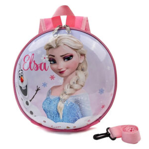 Sac à dos rond rose Reine des Neiges