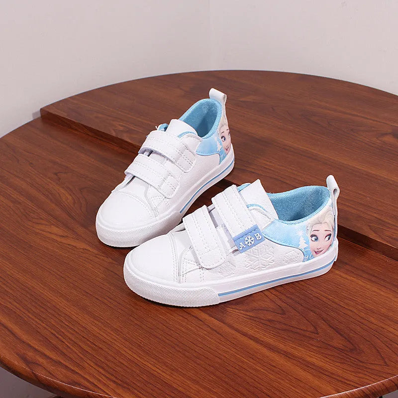 Sneakers Reine des Neiges roses ou bleues du 25 au 36 – Image 2