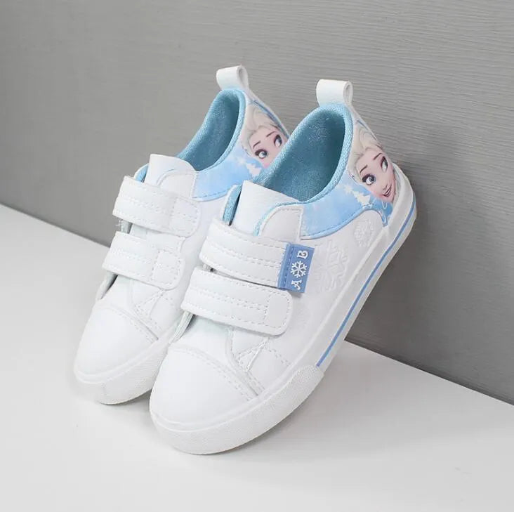 Sneakers Reine des Neiges roses ou bleues du 25 au 36