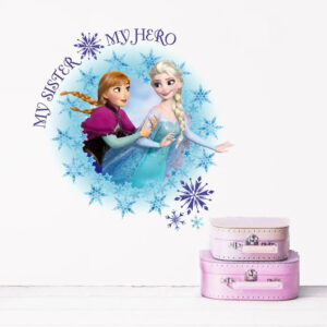 Sticker Reine des Neiges Meilleures Amies à coller