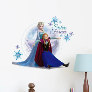Sticker Reine des Neiges Sisters Forever décoratif