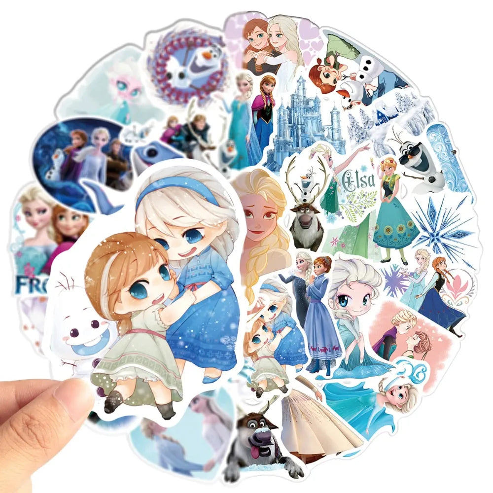 Stickers Reine des Neiges en lots de 10, 30, 50 ou 100 pièces – Image 5
