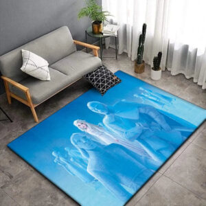 Tapis Reine des Neiges Glacé, dimensions 60x90cm à 90x130cm