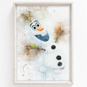 Toile Olaf Disney Reine des Neiges en 4 dimensions