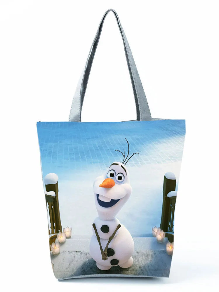 Tote bag Olaf du thème Reine des Neiges