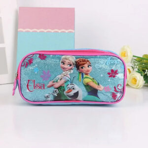 Trousse fille La Reine des Neiges, bleu ou rose