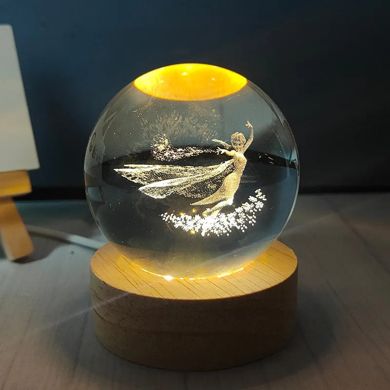 Veilleuse magique La Reine des Neiges pour chambre