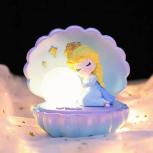 Veilleuse Elsa coquillage La Reine des Neiges