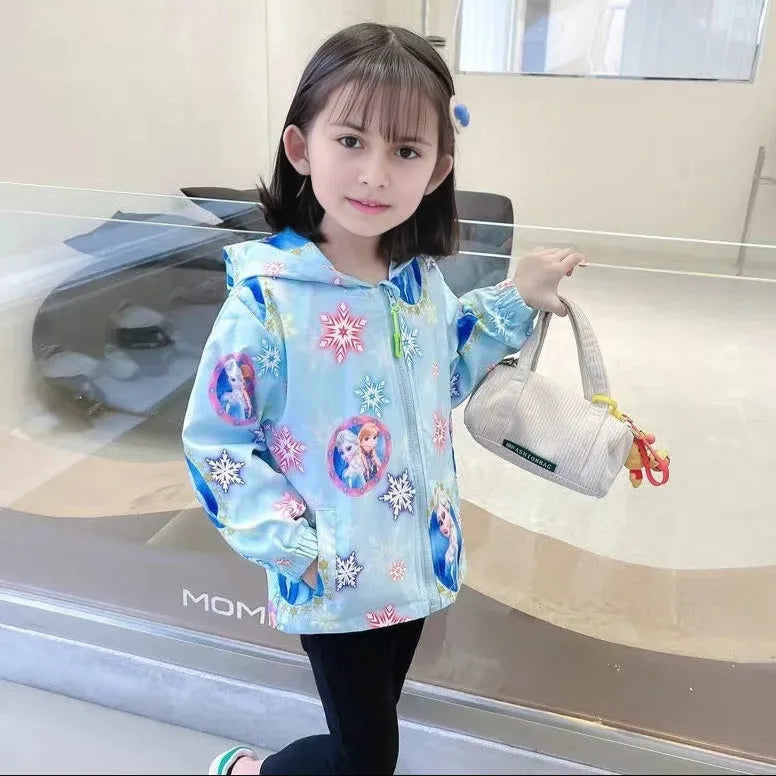 Veste bleue Reine des Neiges du 2 ans au 6 ans