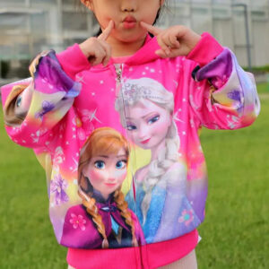 Veste Reine des Neiges souple, tailles 3 - 4 ans à 7 - 8 ans