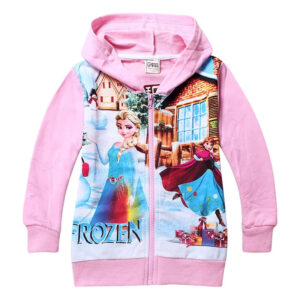 Veste zippée La Reine des Neiges coloris OFF009-602P