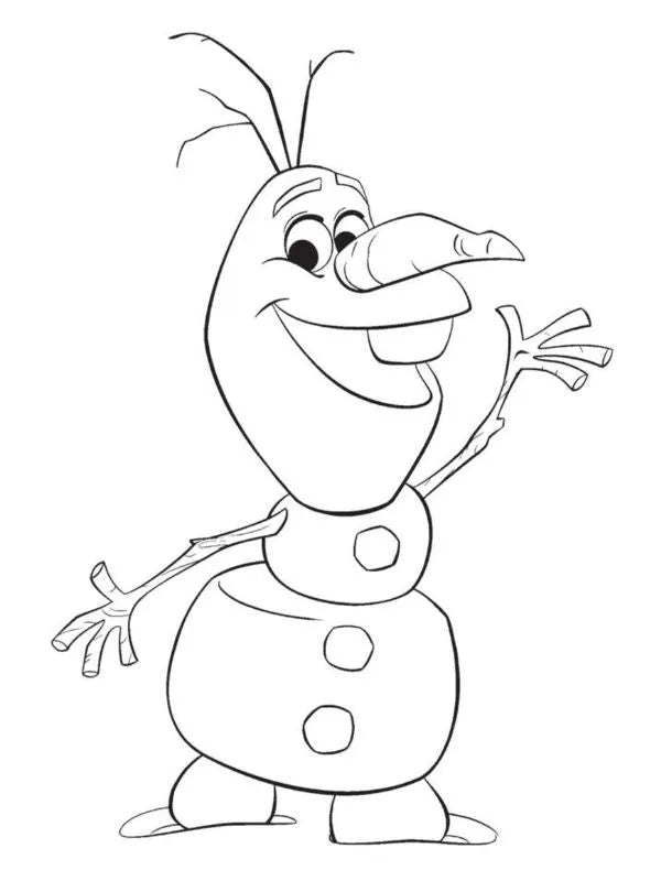 Coloriage à imprimer Reine des Neiges – Image 4