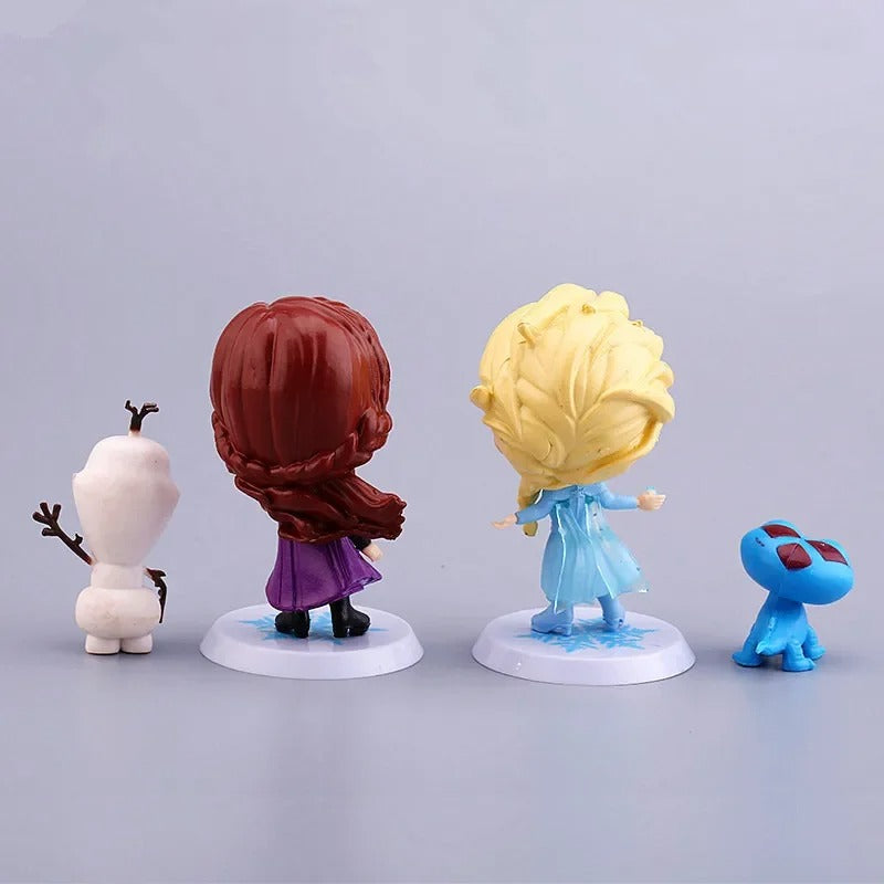 Lot de 4 figurines La Reine des Neiges 2 – Image 3