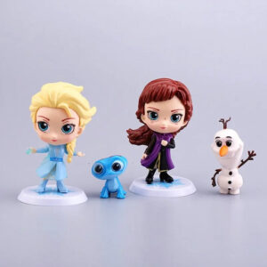 Lot de 4 figurines La Reine des Neiges 2
