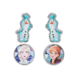 Set 3 paires de boucles d'oreilles La Reine des Neiges