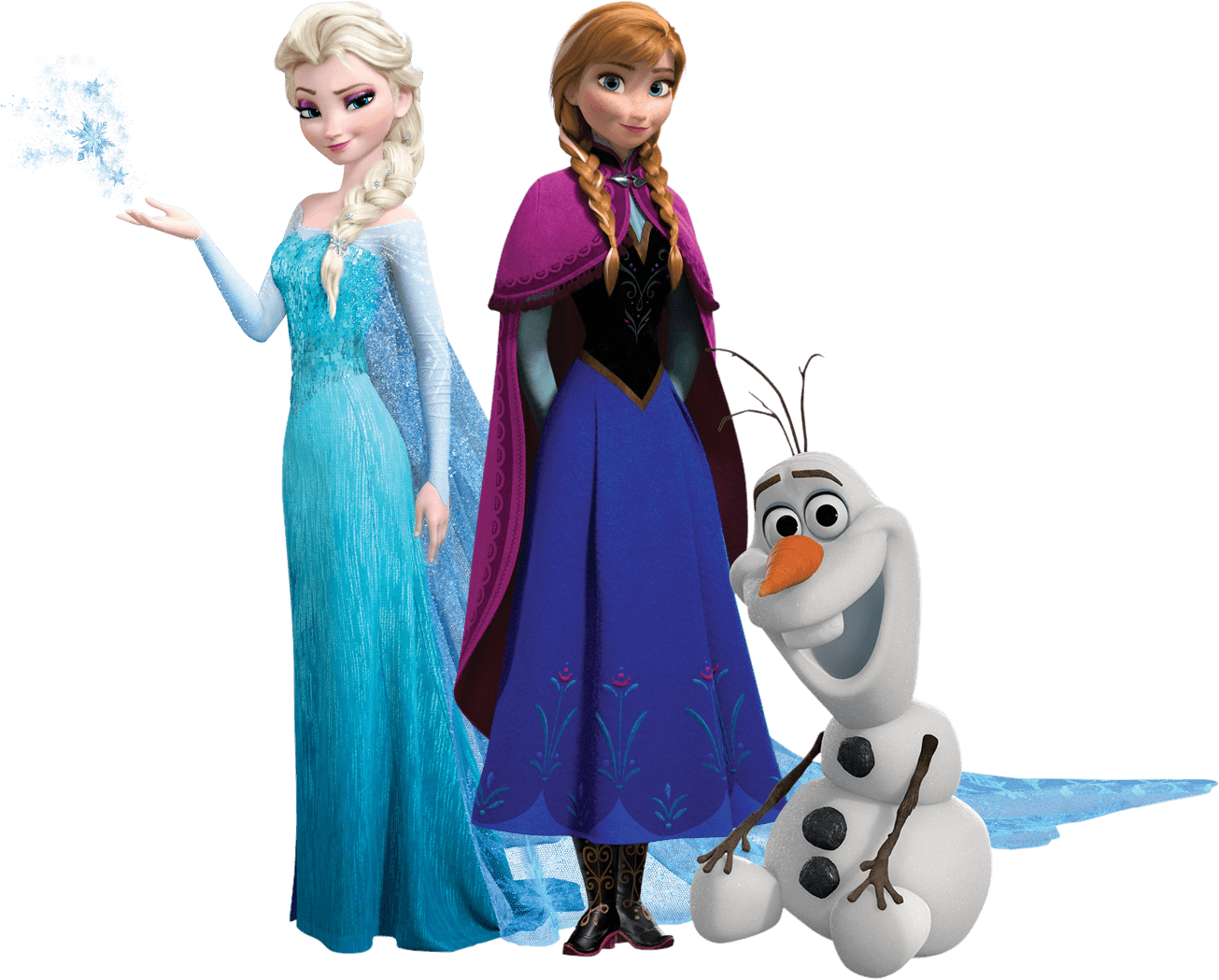 Elsa de la Reine des Neiges, prête à composer un décor d'hiver